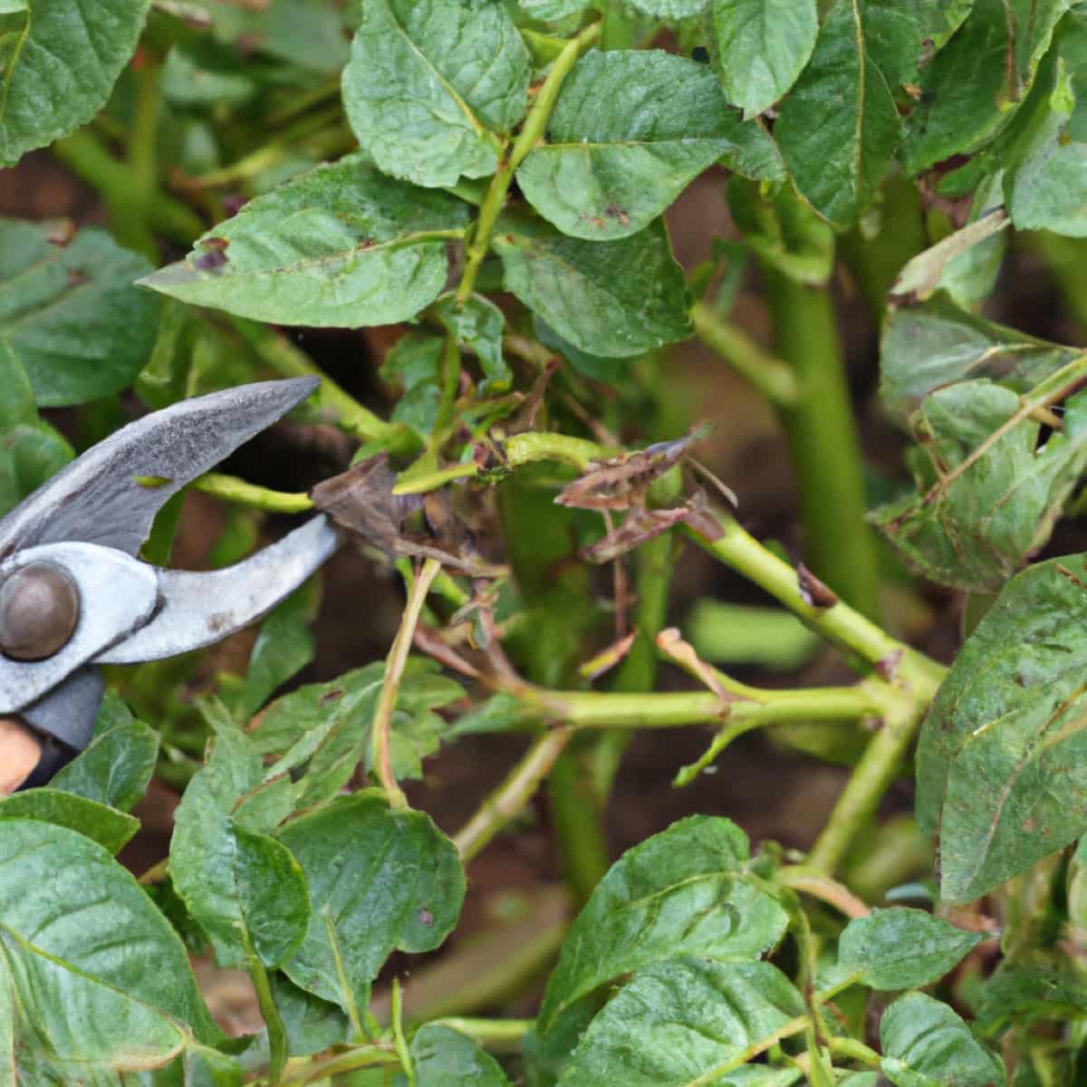 Pruning and Staking Techniques for Indeterminate Potato Varieties