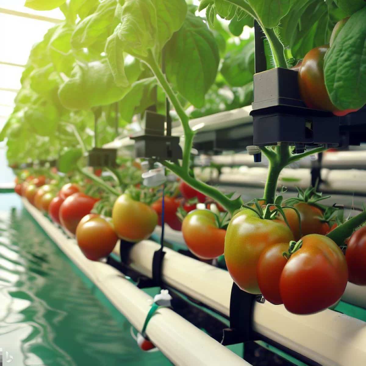 Growing Tomatoes Using Aquaponic Technology