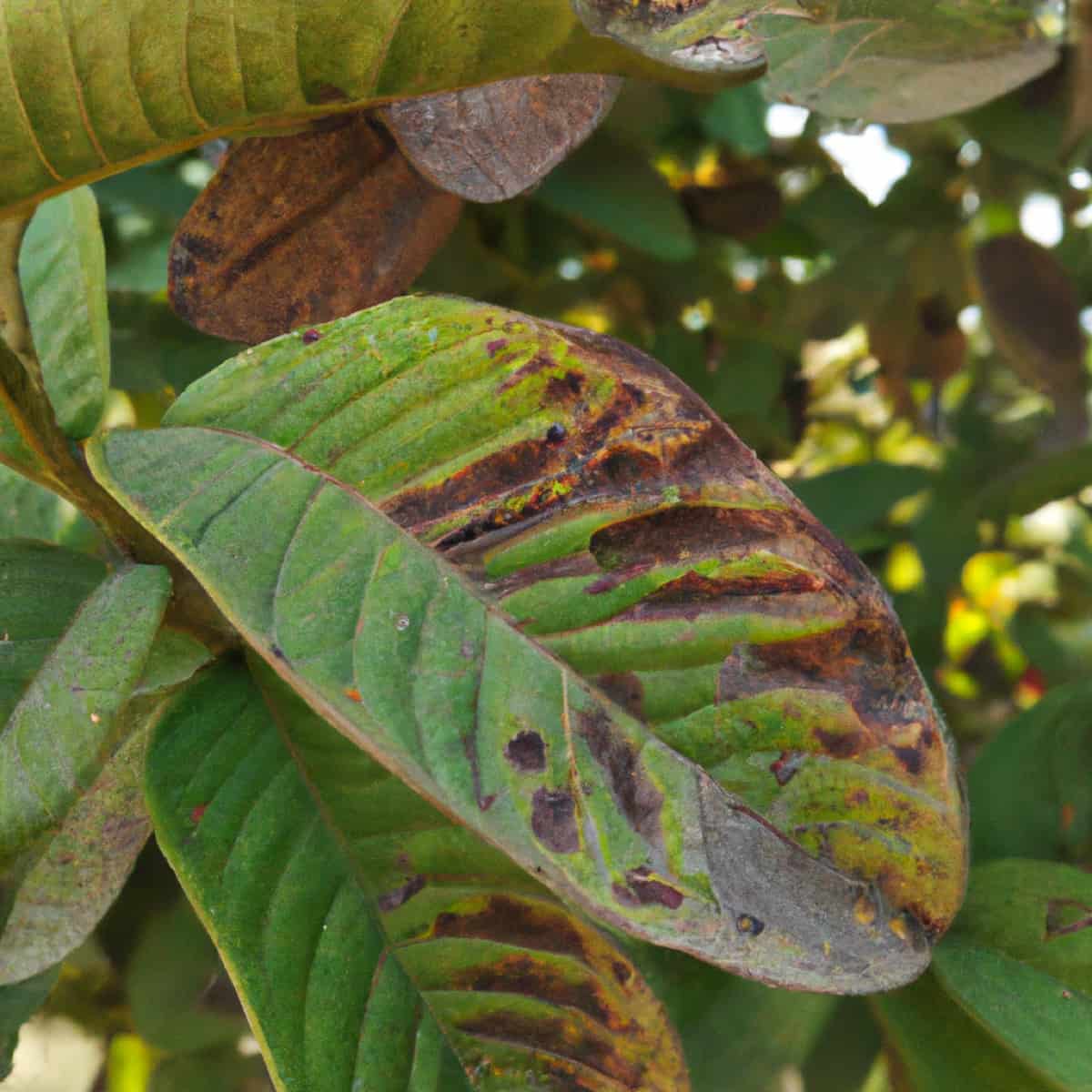 How to Treat Brown Spots on Guava Tree Leaves