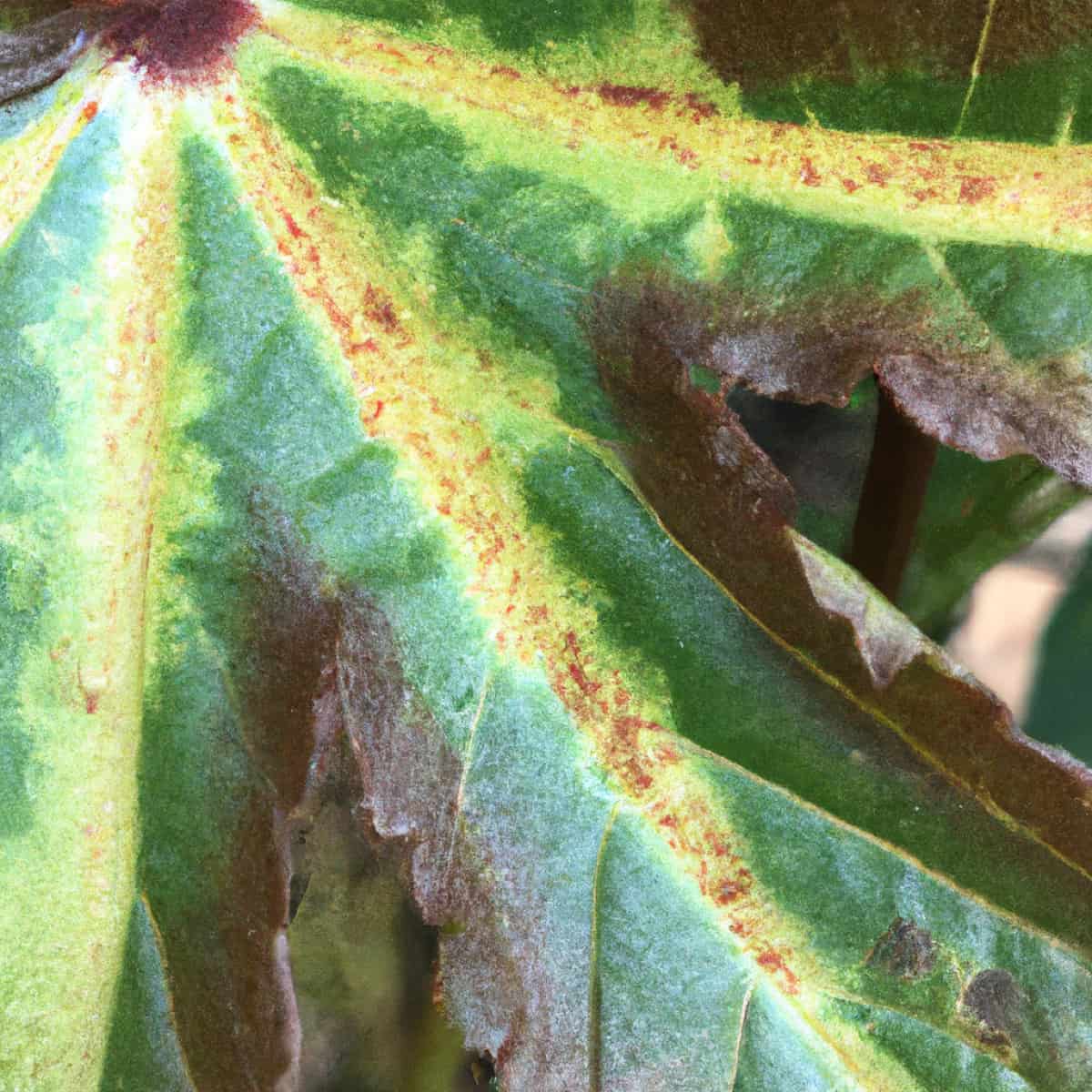 Okra Leaf Brown Spot Disease