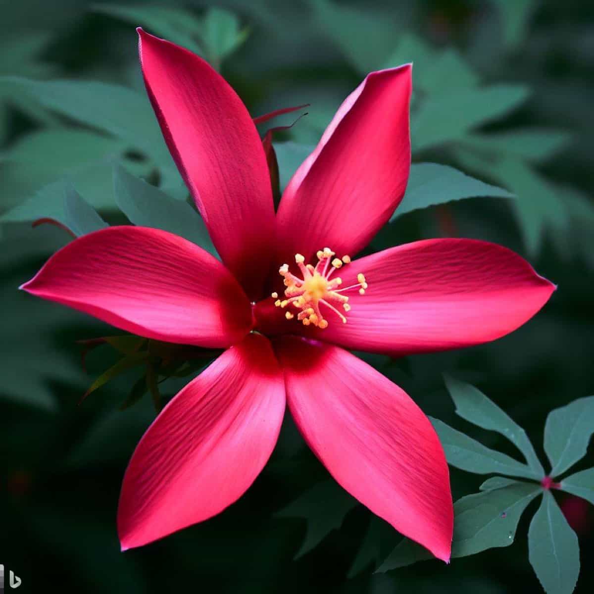 Texas Star Hibiscus Flower