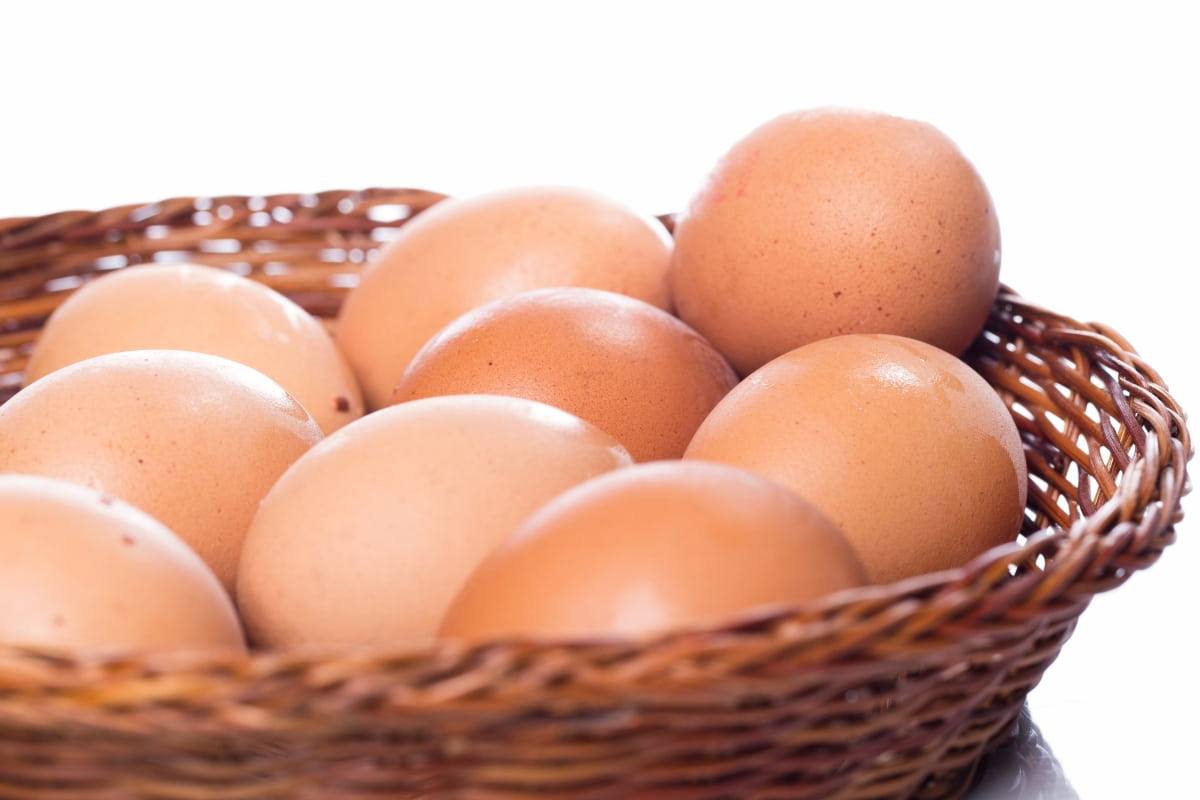 Kadaknath Eggs in Basket