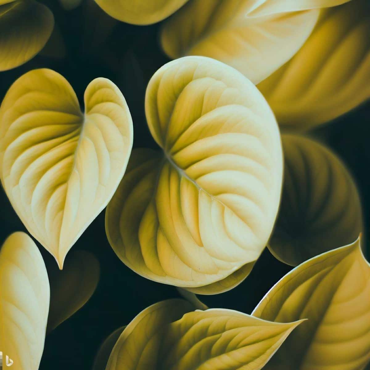Yellow Money Plant Leaves