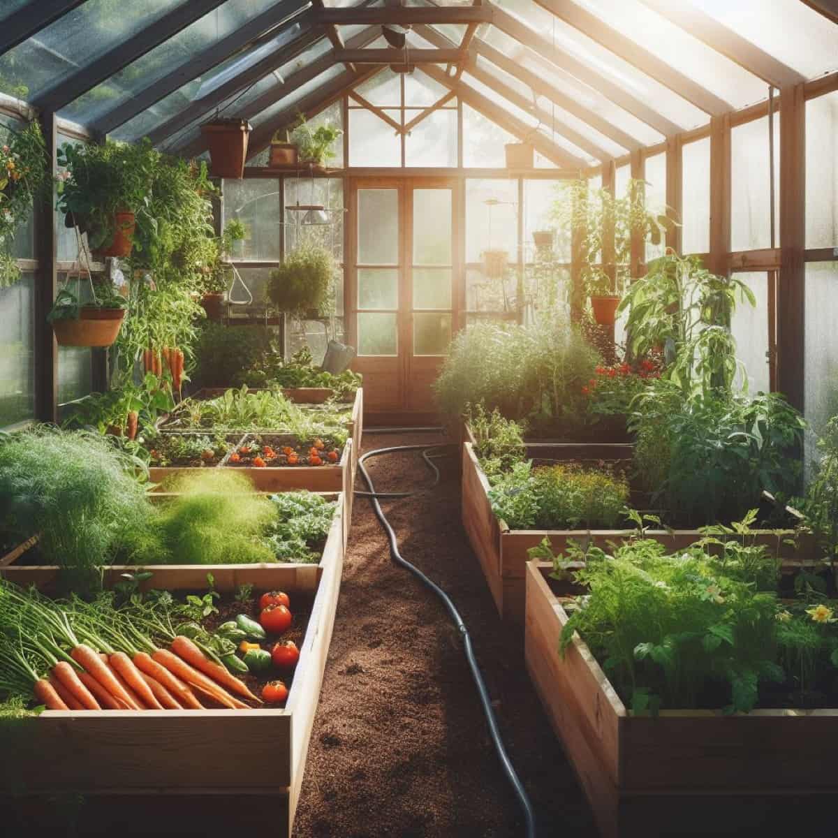 Greenhouse Raised Garden Bed Gardening
