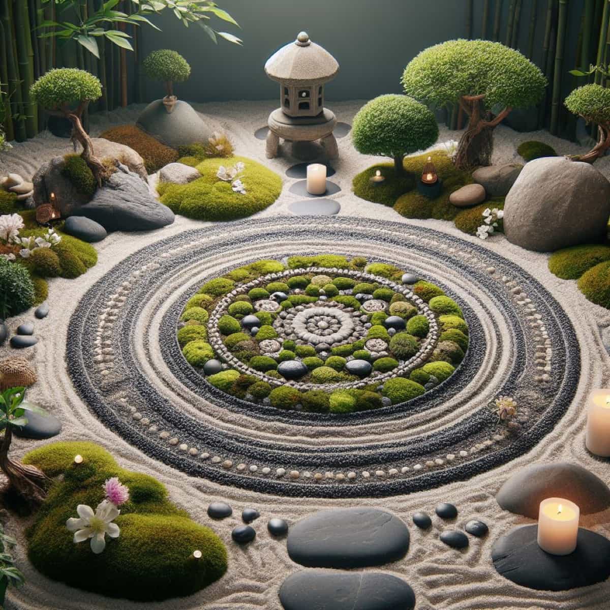 Simple Mandala Garden