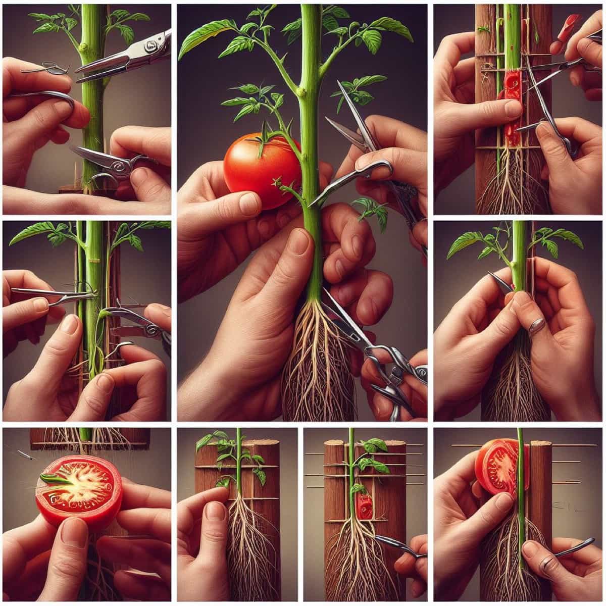 Tomato Plant Grafting
