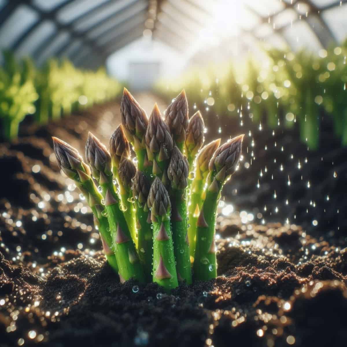 Asparagus in Greenhouses