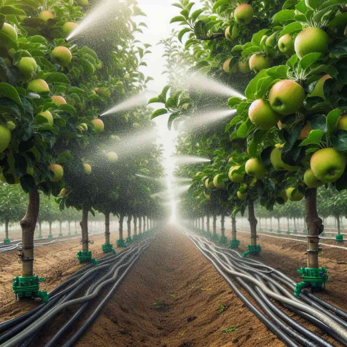 Cost of Drip Irrigation per Acre for Apple Plantation