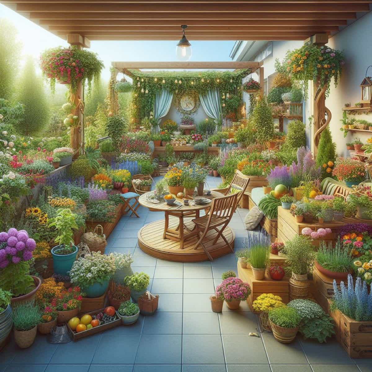Terrace Container Gardening