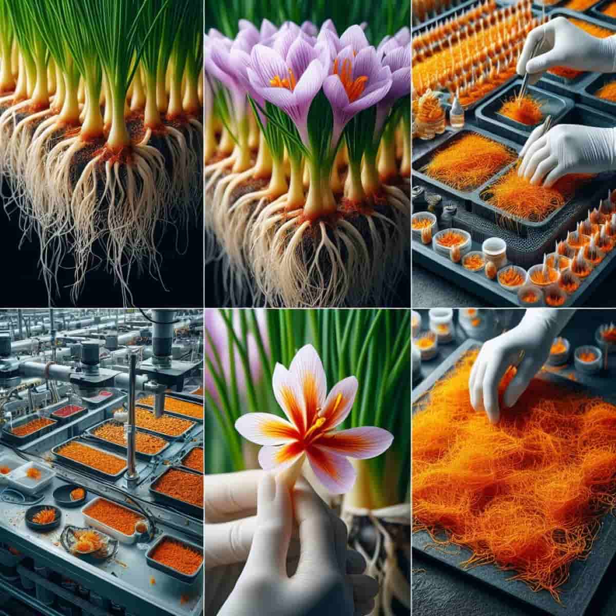 Growing Saffron using Hydroponics